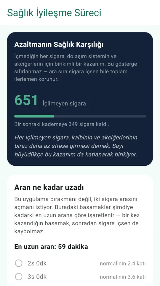Vücudunda adım adım neyin düzeldiği